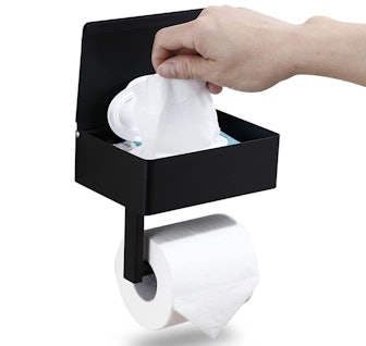 Day Moon Designs Toilet Paper Holder with Shelf
