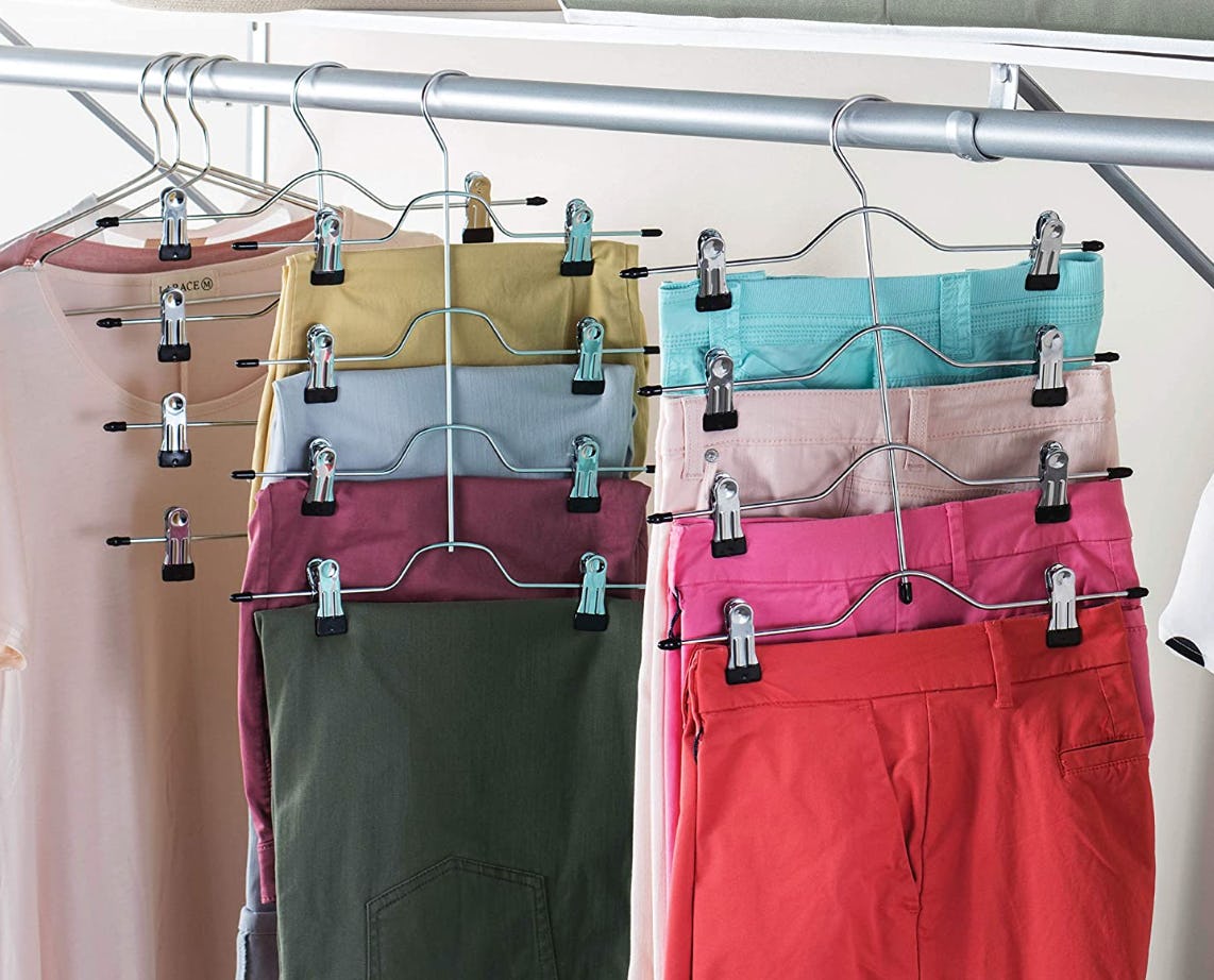 Zober 4-Tier Pants Hangers (3-Pack)