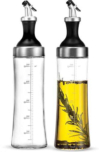 FineDine Glass Oil and Vinegar Dispenser (2-Piece Set)