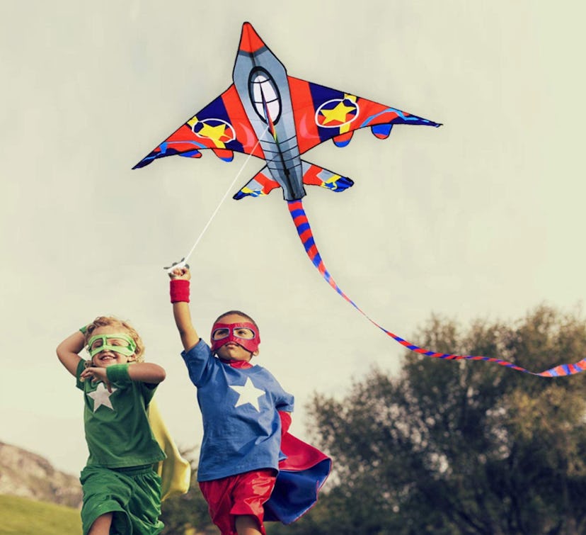 HONBO Fighter Plane Kite For Kids