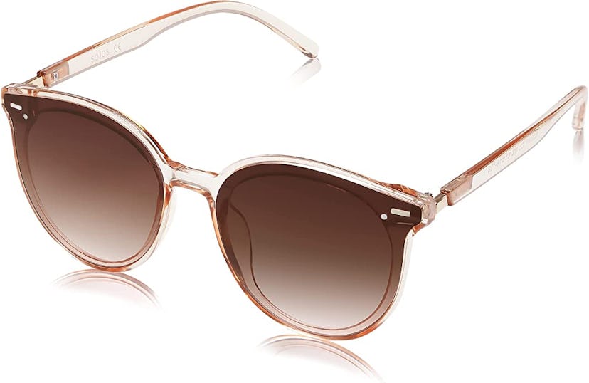 SOJOS Classic Round Sunglasses for Women Men Retro Vintage Shades Large Plastic Frame Sunnies SJ2067...