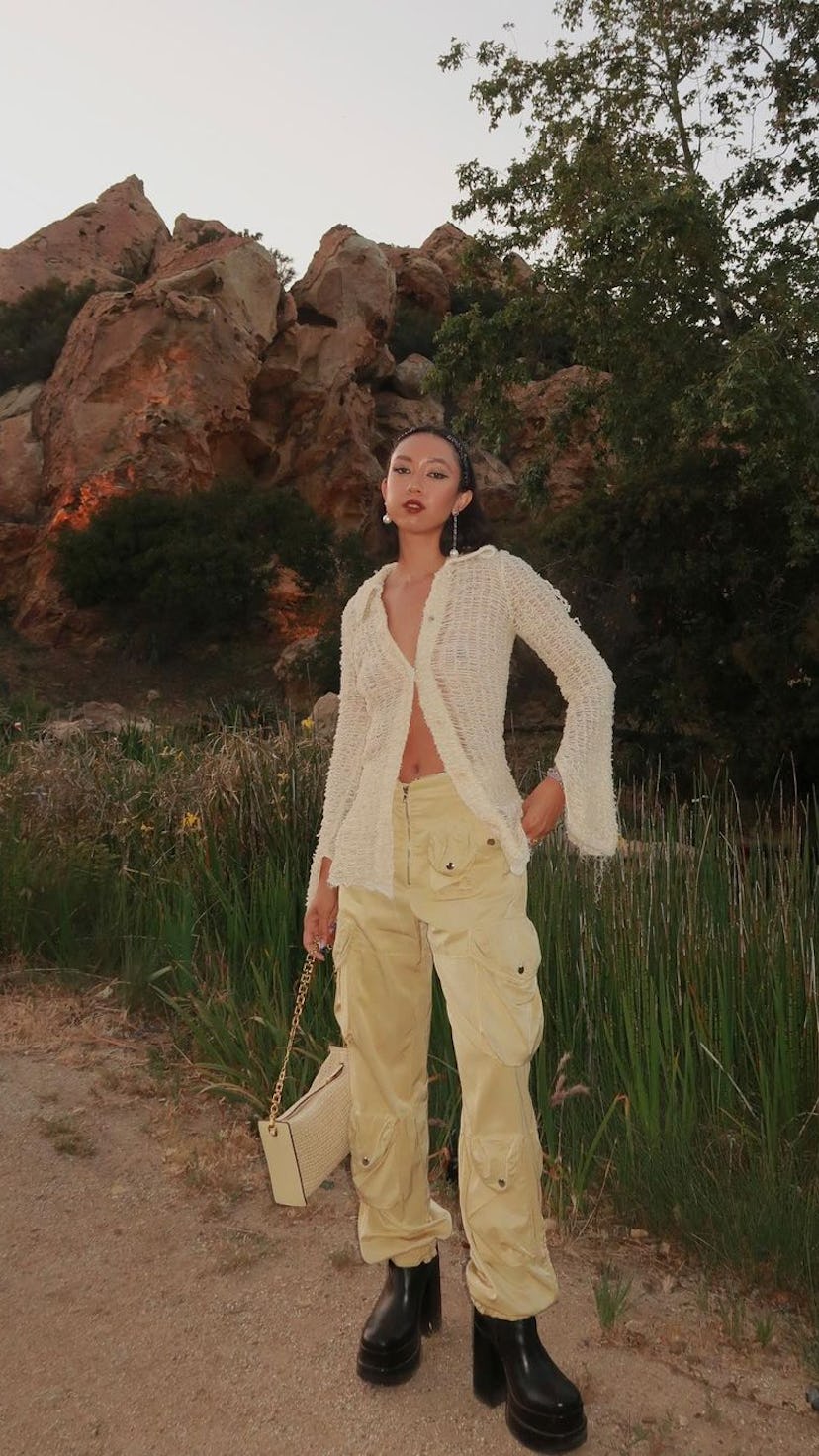 Stephanie Arant sexy cardigan as a going-out top