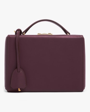 Mark Cross purple box bag
