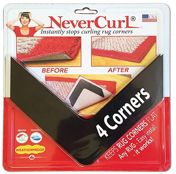 NeverCurl Rug Gripper (4-Pack)