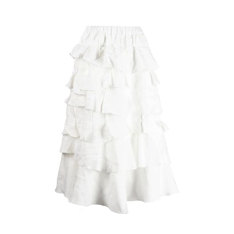 Comme Des Garçons Tiered Asymmetric Midi Skirt