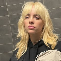 Billie Eilish octopus haircut