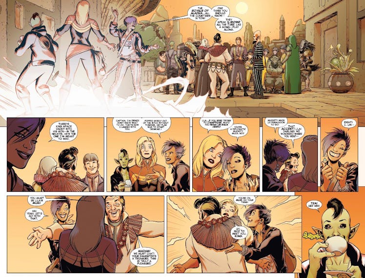 Lila Cheney takes Carol Danvers to Aladna in Captain Marvel Vol. 8 #9