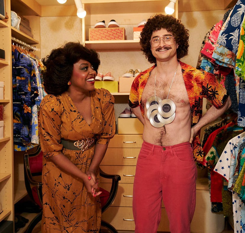 Daniel Radcliffe plays "Weird Al" Yankovic in the musician's biopic for The Roku Channel.