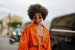 woman with natural hair