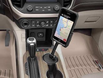 The CupFone XL also has a nesting base and is one of the best cup holder phone mounts for larger dev...