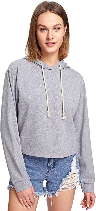 MakeMeChic Cropped Hoodie