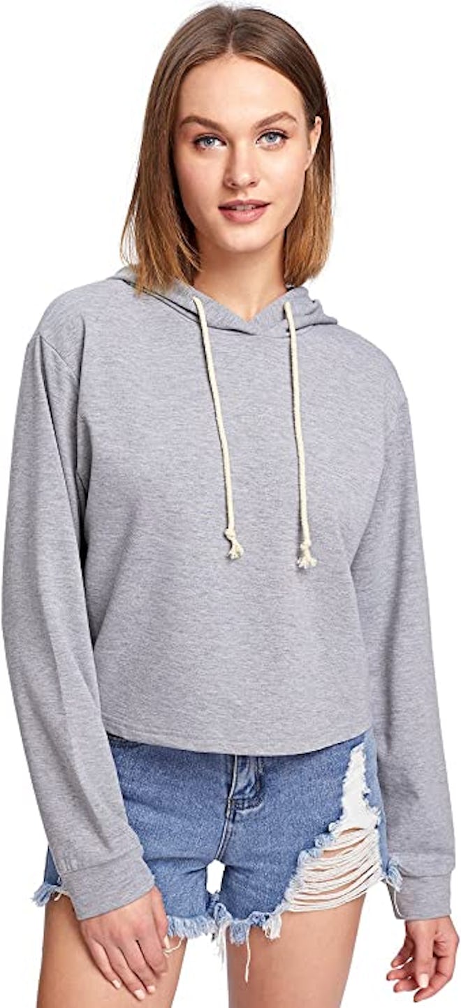 MakeMeChic Cropped Hoodie