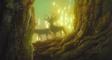 Still from Princess Mononoke of the forest god