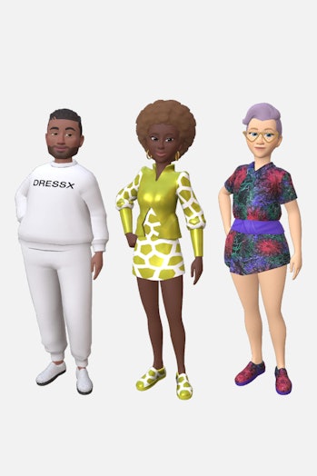 DressX virtual clothing options for Meta.