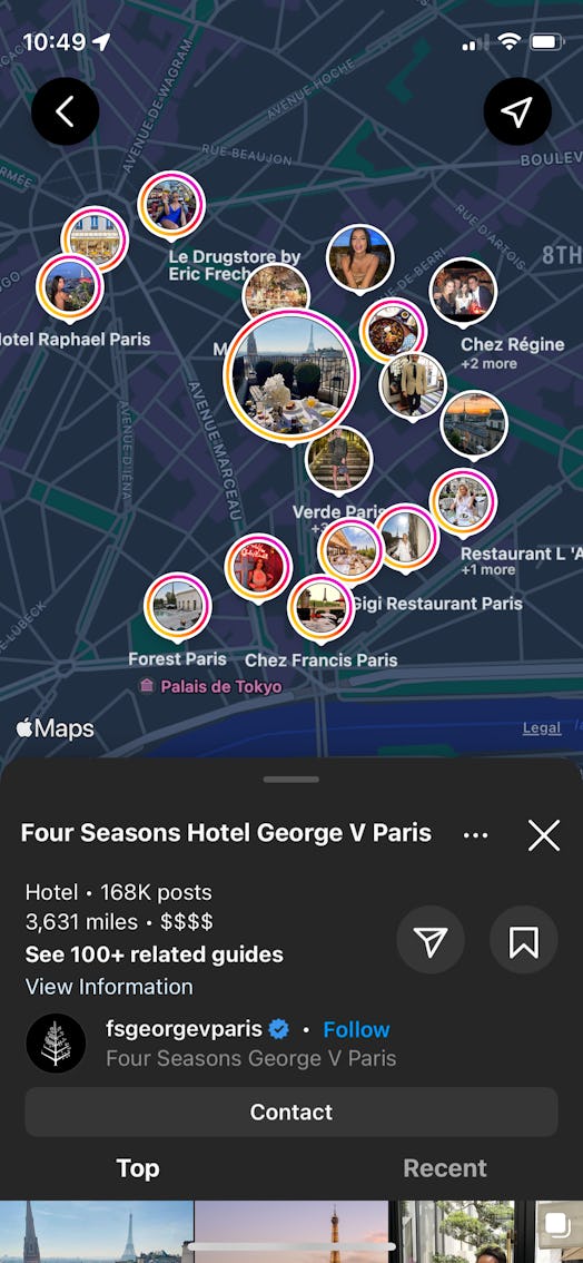 How to find places on Instagram. How to use instagram map.