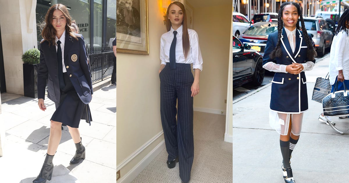 Ana de Armas, Yara Shahidi and More Stars Are Embracing the Uniform