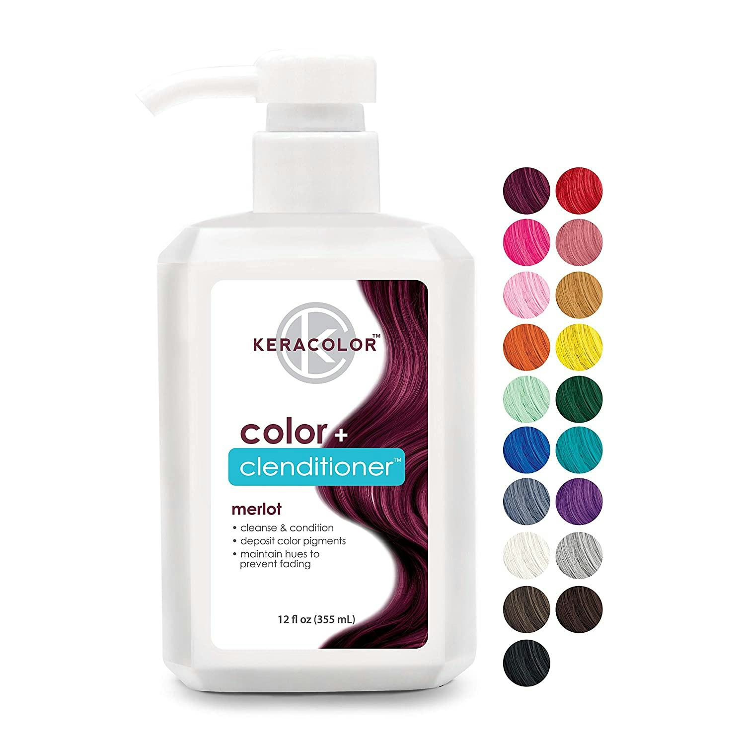 Keracolor Color + Clenditioner 3-in-1 Color Depositing Conditioner