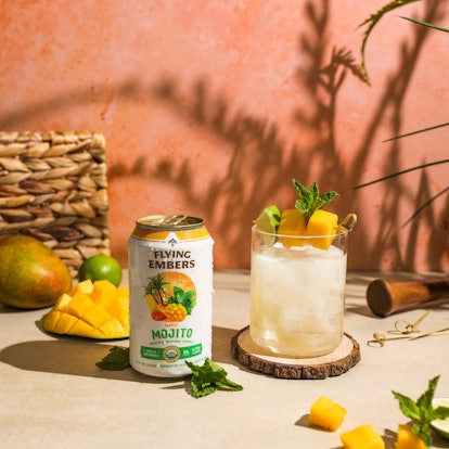 Flying Embers' canned margaritas and mojitos will upgrade your poolside sips.