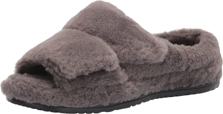 These plush wool sandals are warm but breathable.