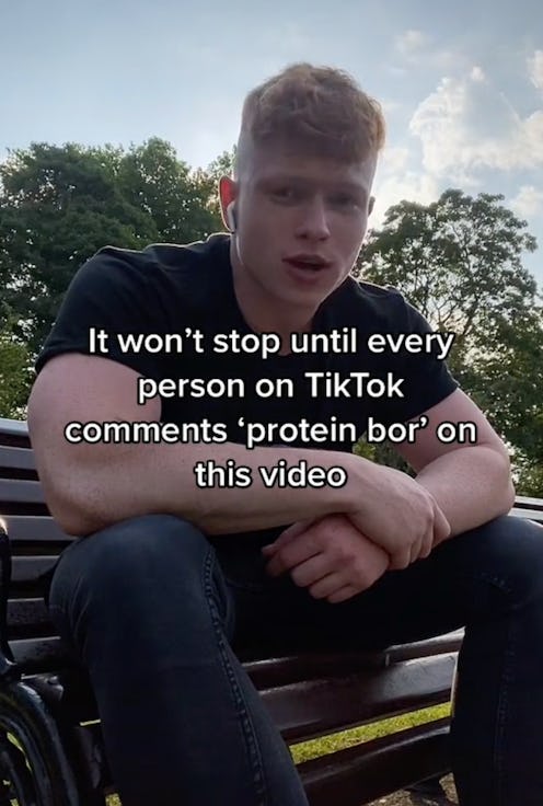 Fitness influencer James Doyle created the protein bor TikTok trend.