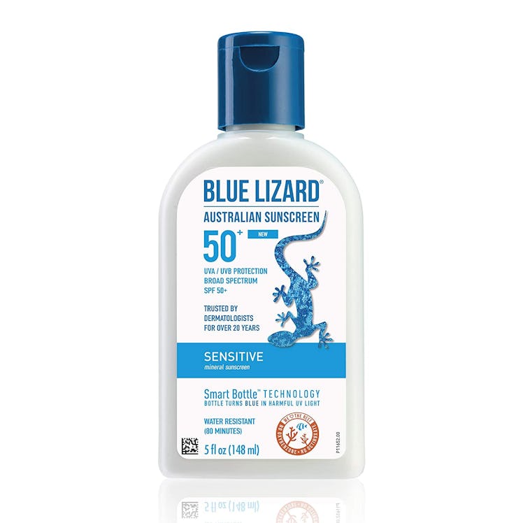 Blue Lizard Sensitive Mineral Sunscreen is a highly rated option for runners.