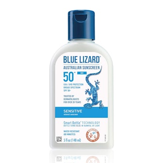 Blue Lizard Sensitive Mineral Sunscreen is a highly rated option for runners.