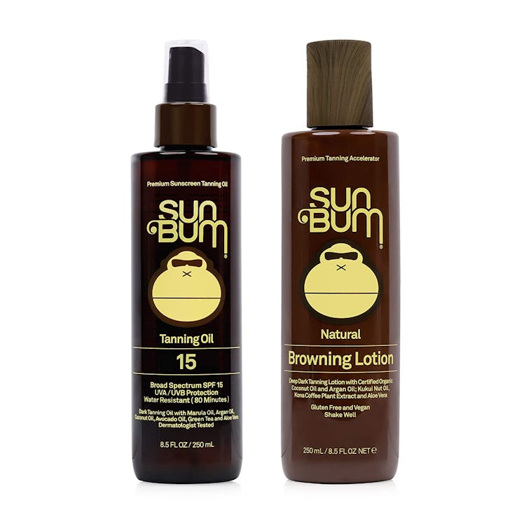 Sun Bum Browning Lotion And Tanning Oil With Aloe Vera