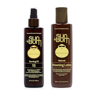 Sun Bum Browning Lotion And Tanning Oil With Aloe Vera