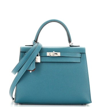 Hermès Kelly blue bag
