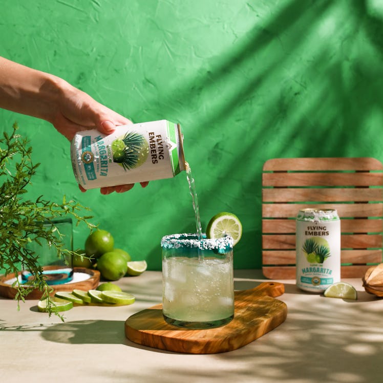 Flying Embers' canned margaritas and mojitos will upgrade your poolside sips.