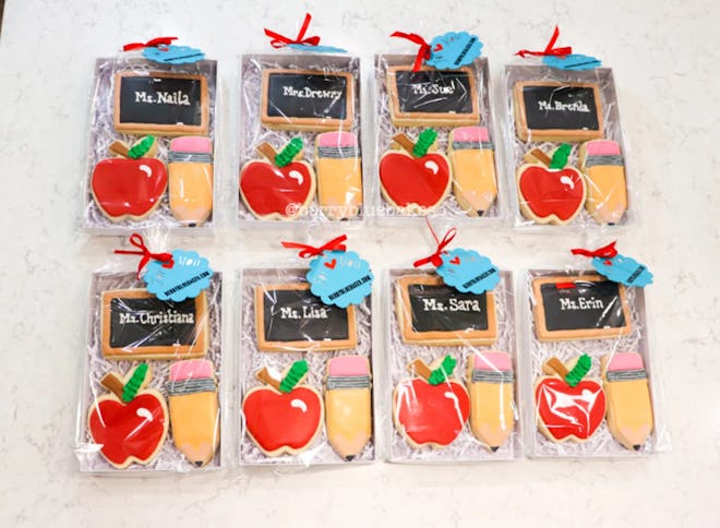 Personalized Teacher Appreciation Cookies