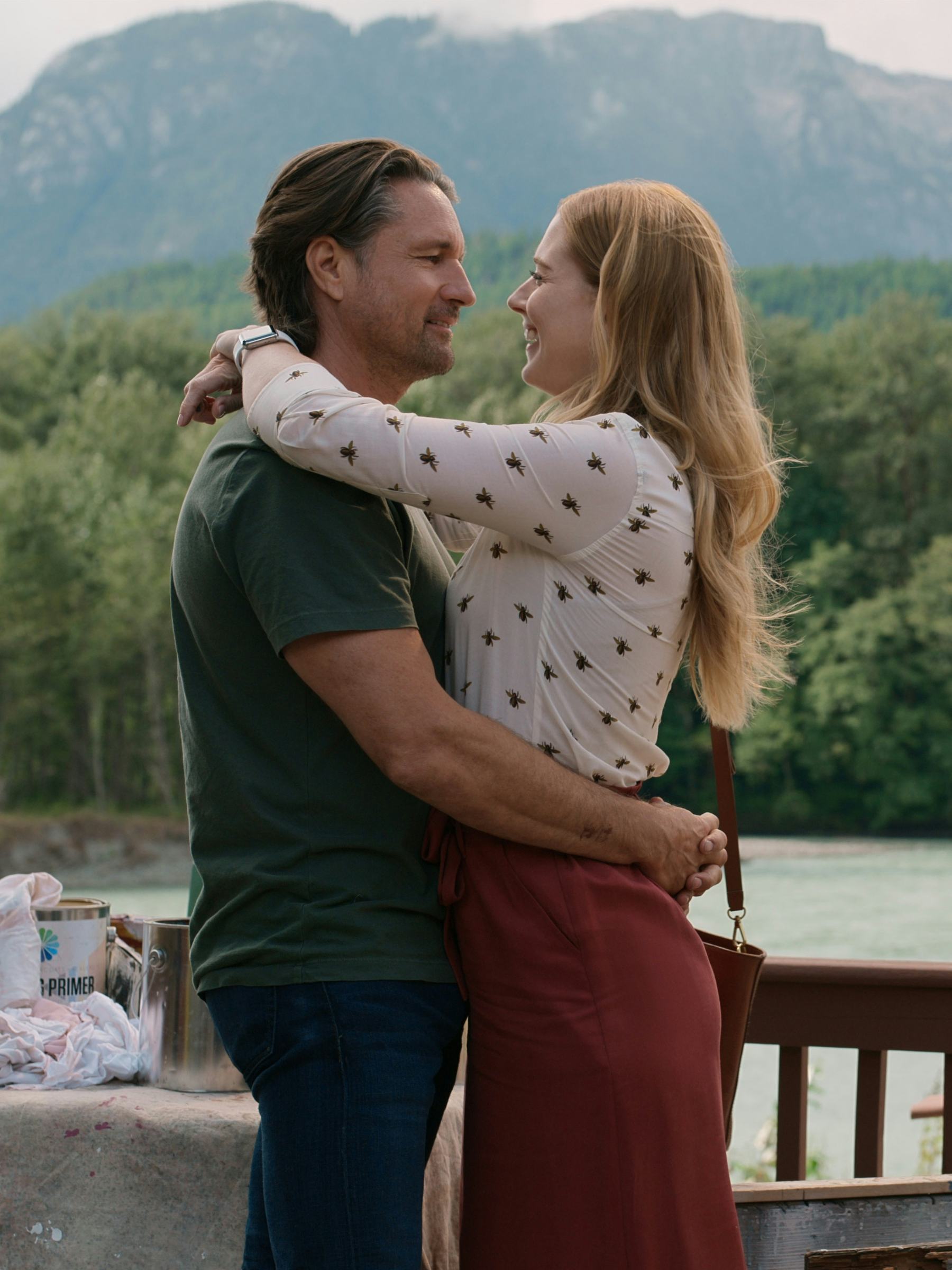 Martin Henderson and Alexandra Breckenridge in 'Virgin River.'