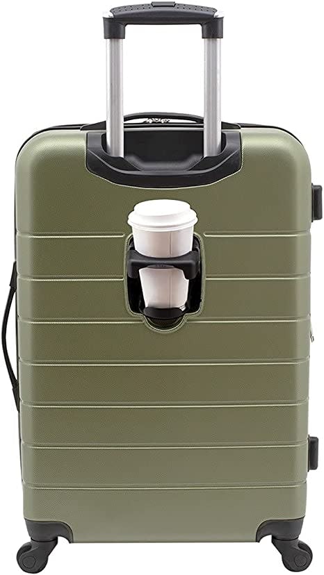 Wrangler Smart Luggage Set with Cup Holder