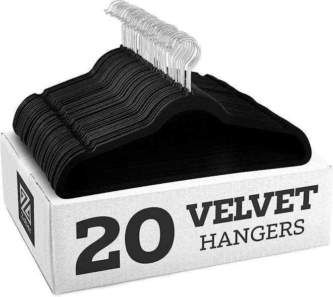 ZOBER Non-Slip Velvet Hangers (30-Pack) 
