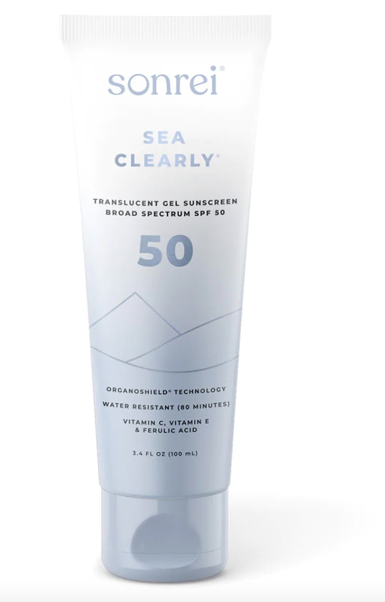 clear gel sunscreen