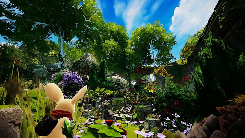 screenshot from 2022 VR game Moss Book 2