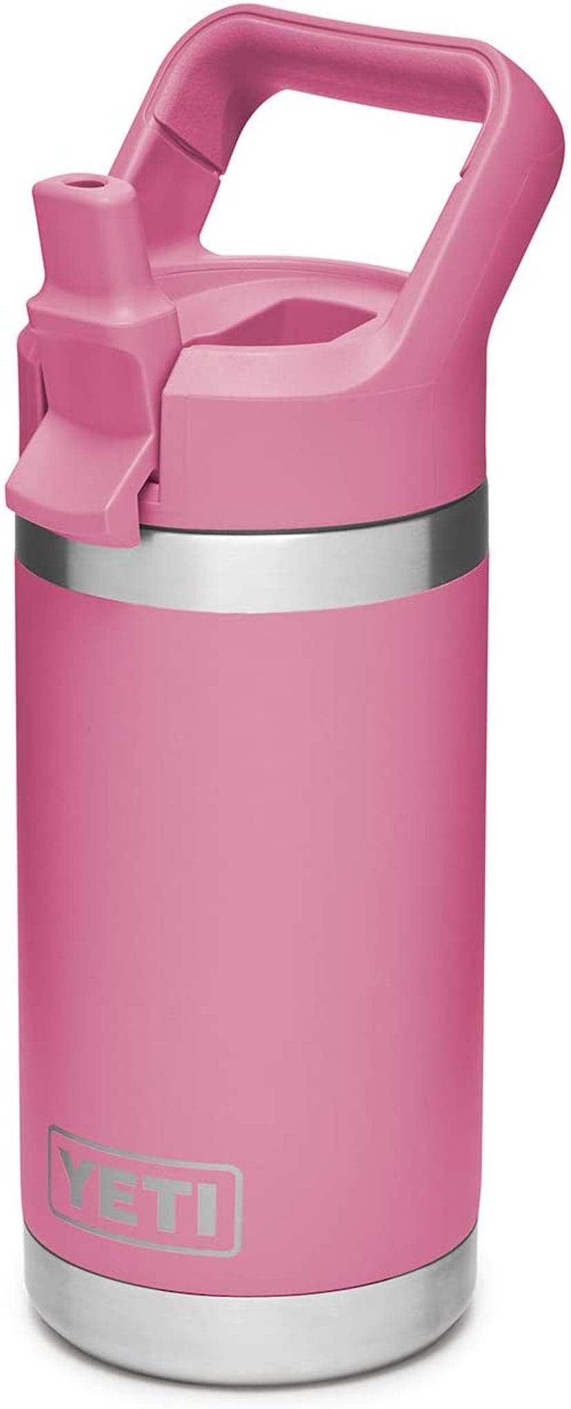 Pink YETI Rambler kids' water bottle, one of the best kids' water bottles on Amazon