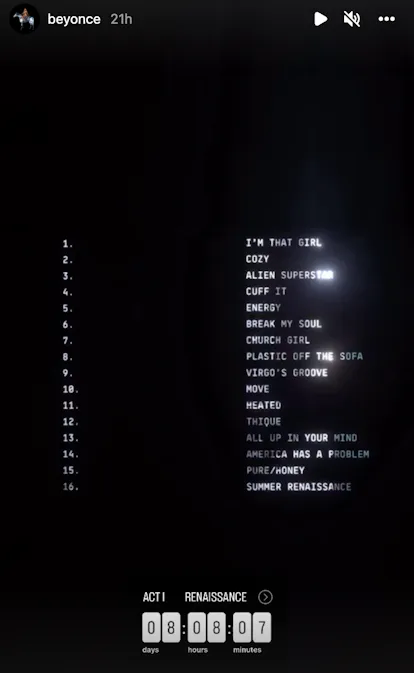 Beyoncé’s ‘RENAISSANCE’ Album: Cover, Tracklist, Vinyl, & Release Date