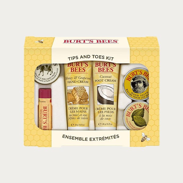 Burt's Bees Tips and Toes Kit Gift Set (6 Pieces)
