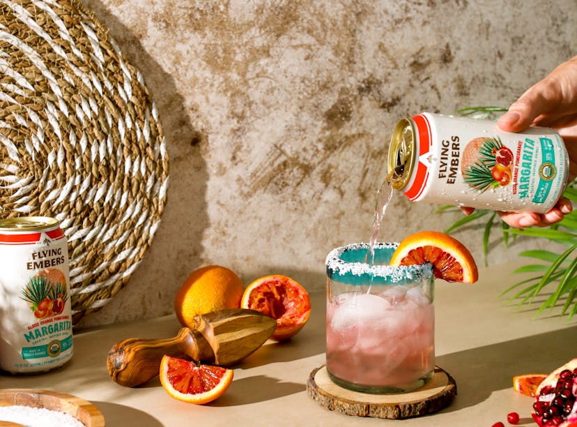 Flying Embers' canned margaritas and mojitos will upgrade your poolside sips.