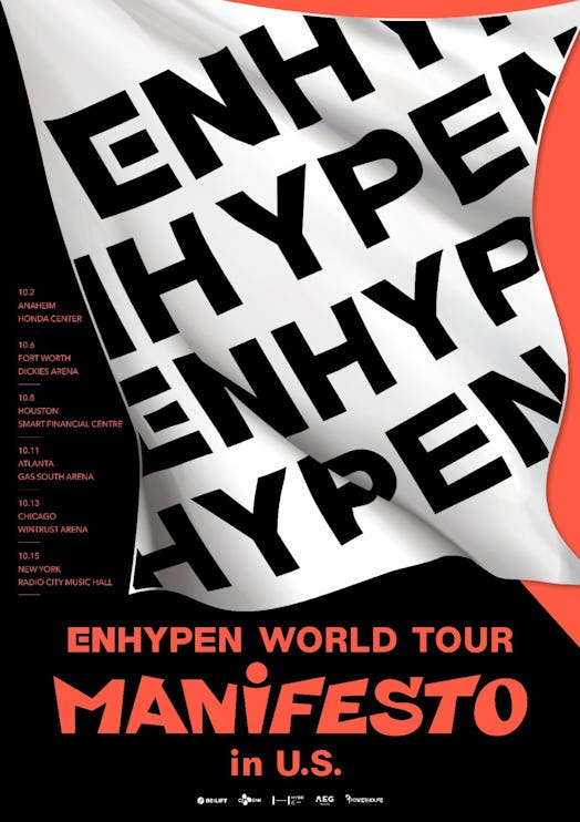 K-pop group ENHYPEN announced they'll be embarking on their 'Manifesto' world tour this year.