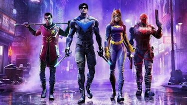 Robin, Nightwing, Batgirl, and Red Hood are all playable characters in Gotham Knights.