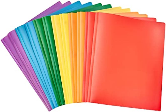 Folders are always on the list when shopping for back to school supplies.