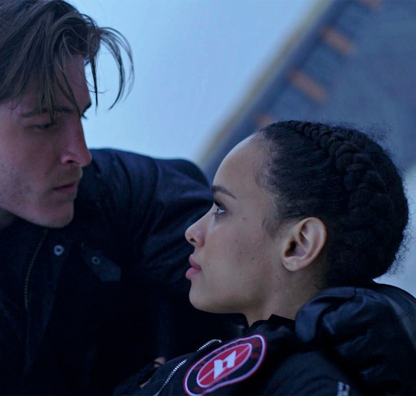 Sisi Stringer and Kieron Moore in The Vampire Academy