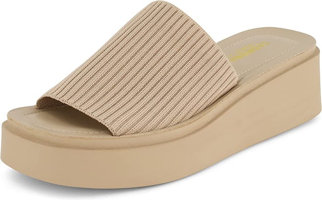 CUSHIONAIRE Pim Knit Platform with +Memory Foam