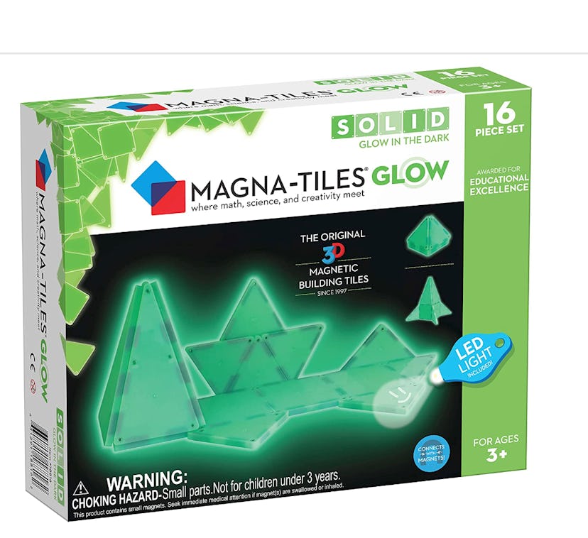 Magna-Tiles Glow In The Dark Set (16 Pieces)