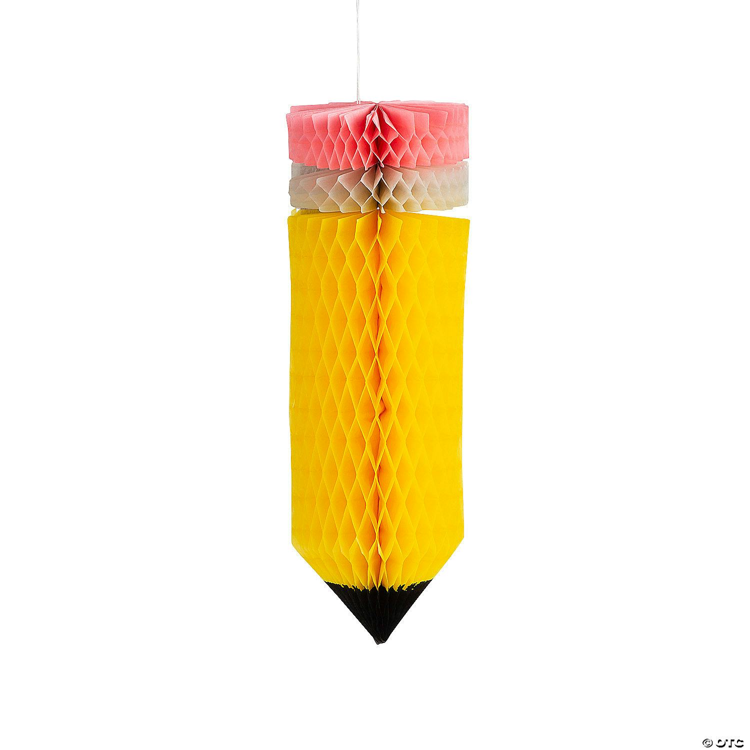 Back to school decoration, a honeycomb hanging pencil