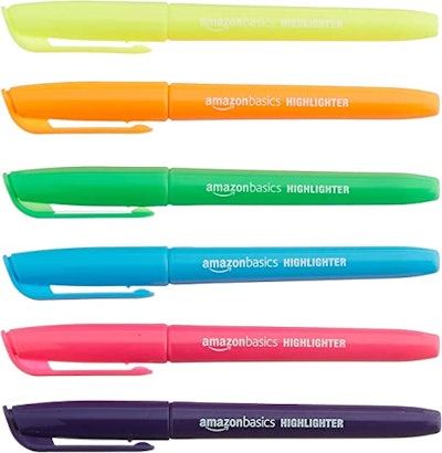 If your child needs highlighters for their back to school supplies, this 12-pack is plenty to last t...