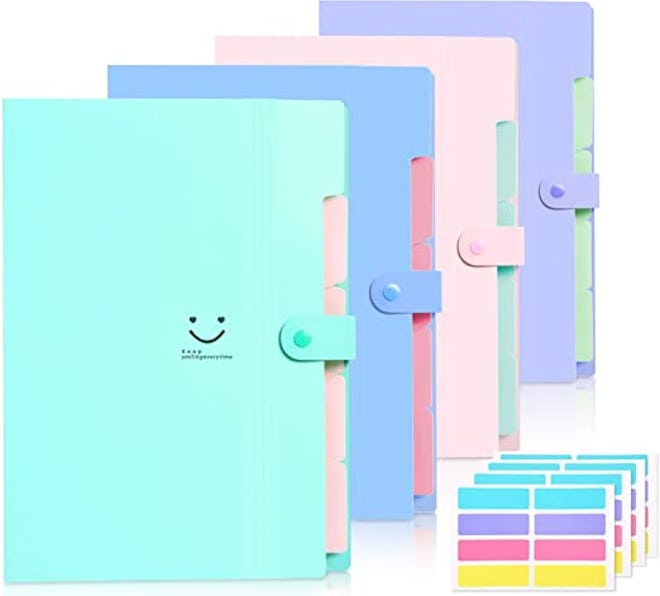 When organizing homework and study guides, your child will appreciate these expandable folders from ...