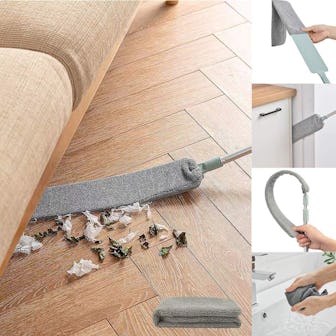 HEOATH Bendable Microfiber Duster with Extension Pole